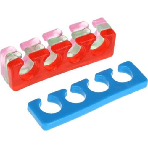 2 Pcs Silicone Soft Toe Separator Finger Spacer for Manicure Pedicure Nail Tool Nail Art Drawing Painting