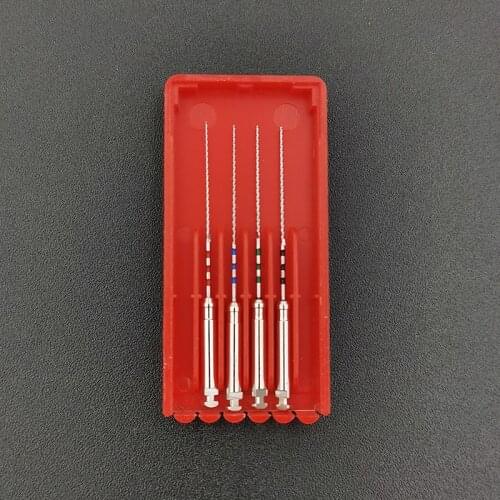 4pcs/box Dental Endo Files Gutta Condensor 55# 25mm MacSpadden Condensor Files 21mm Endodontic files 25-40# 25mm Endo Files
