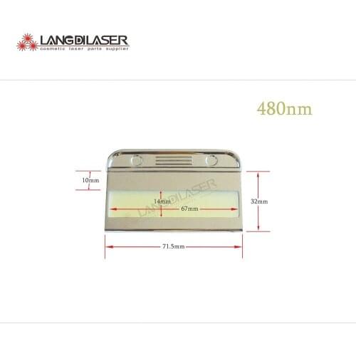 480nm~1200nm IPL laser filter , window size : 68*15 , optic filter for IPL hand pieces
