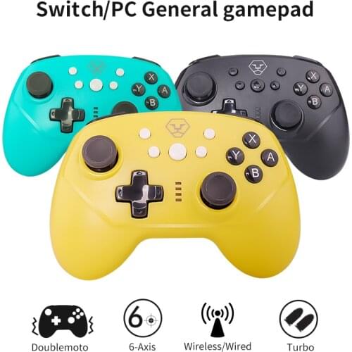 Wireless Support Bluetooth Gamepad for Nintendo Switch Pro Dualshock Turbo with 6-Axis Joysticks Controller for Switch Pro