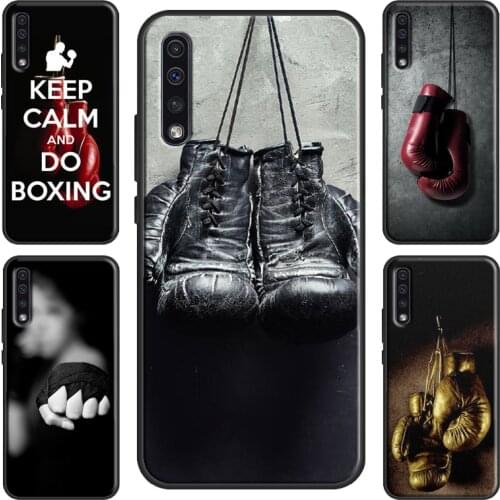 Boxing Gloves Case For Samsung A52 A72 A42 A32 A12 A51 A71 A50 A70 A02S A21S S20 Plus FE S21 Ultra Cover