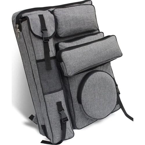 Art Portfolio Case,4K Canvas Artist Backpack Waterproof Art Carrying Bag Tote for Drawing Board Sketching Tools Organize