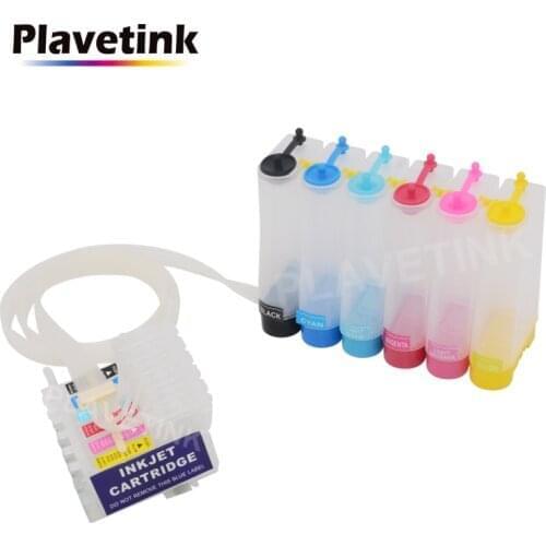 Plavetink 6 Color CISS Ink System For Epson Stylus Photo R200 R220 R300 R300M R320 R340 RX500 Printer T0481 Continuous ink Tank