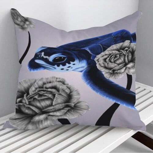 Baby turtle Throw Pillows Cushion Cover On Sofa Home Decor 45*45cm 40*40cm Gift Pillowcase Cojines Dropshipping