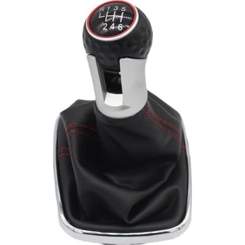 For Golf GTI shift handball Bora gear lever handball gear head Red red line gear lever