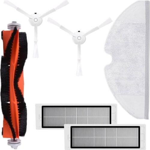 Robotic Vacuum Cleaner Filter Xiaomi C10 Vacuum Cleaner Hepa Filter Mat and Brushes HT-SF0196-1-8