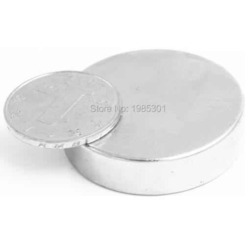 10pcs Strong Round Dia 40mm x 10mm N35 Rare Earth Neodymium Magnet Art Craft Fridge 40x10mm