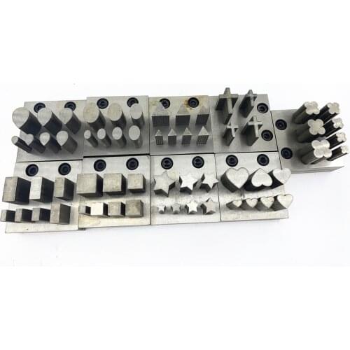 Jewelers Disc Cutter Punch Set 7 holes Metal mold Cutting Punching jewelry Tools 1SET Jewellery Tableting tool