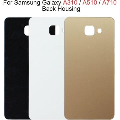New A510 Rear Housing Case For Samsung Galaxy A3 A5 A72016 A310 A510 A710 Battery Back Cover Door Rear Cover With sticker