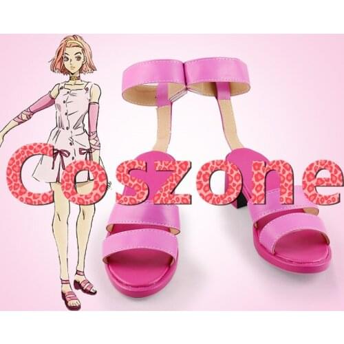 JoJos Bizarre Adventure Sugimoto Reimi Cosplay Shoes Boots Halloween Cosplay Costume Accessories