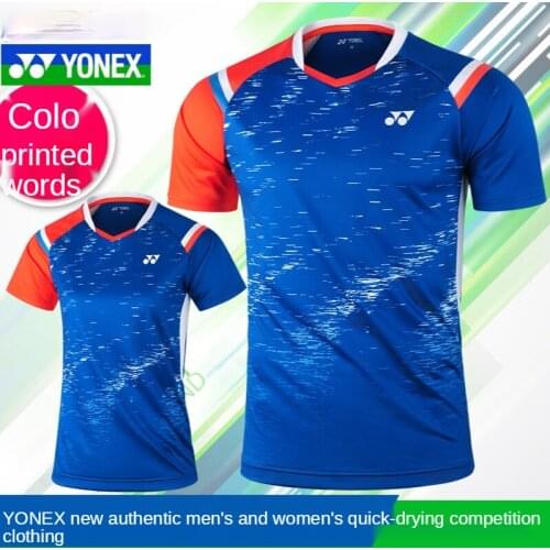 Original YONEX short sleeve sport jersey sports clothing sportswear badminton clothing for men national team