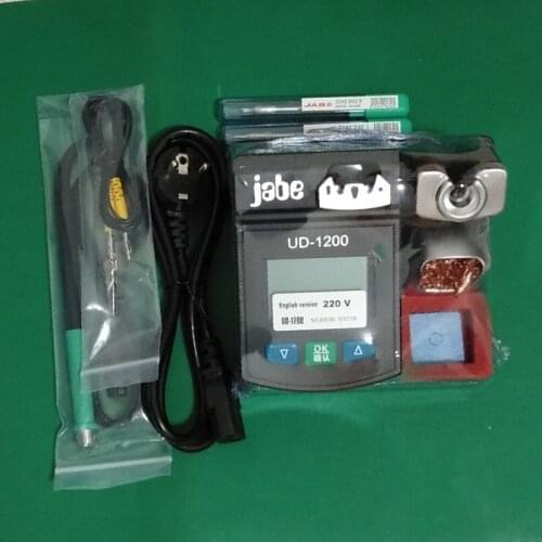 Jabe UD-1200 Soldering Iron Station Precision Lead free 2.5S Rapid Heating Soldering Iron Kit Dual Channel Power Heating System