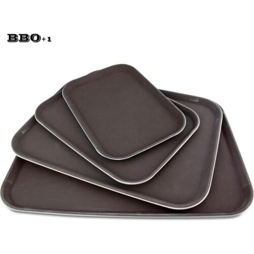 Popular Tray plastic Dessert Serving Tray Breakfast Bread Trays Drink Tea/Cake Kitchen Bar Dinnerware Tray Coffee Pastry Plate