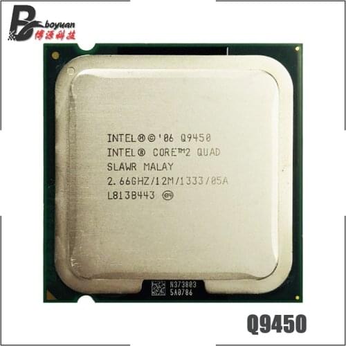 Intel Core 2 Quad Q9450 2.6 GHz Quad-Core CPU Processor 12M 95W 1333 LGA 775