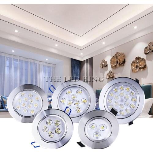 Super Bright Circular Recessed LED Downlights 6W 8W 10W14W COB LED Ceiling Spot Lights AC220V LED Ceiling Lamps Indoor Lighting
