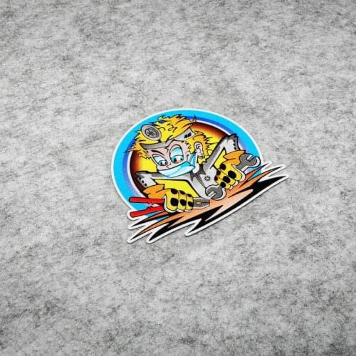 NO.S144 THE DOCTOR VR Motorcycle GP Racing Rossi Reflective Stickers Waterproof Cartoon Car Stickers and Decals