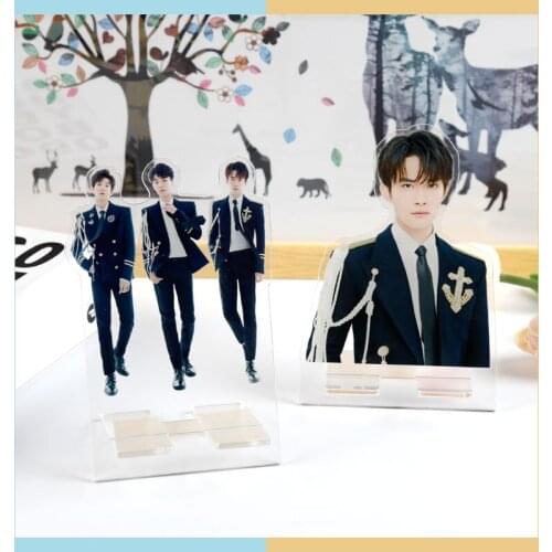 TFBOYS Roy Jackson Carry Acrylic Transparent Stand Lazy Desktop Folding Phone Stand Fans Collection