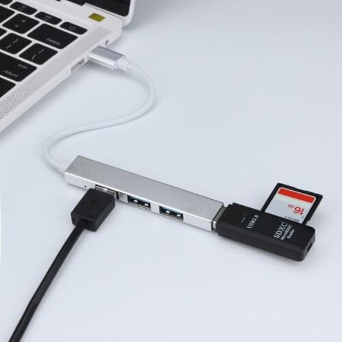 USB C HUB 3.0 Type C 3.0 Expander Ultra-Thin Portable For Lenovo Xiaomi Macbook Pro 13 15 Air Pro PC OTG Computer Accessories