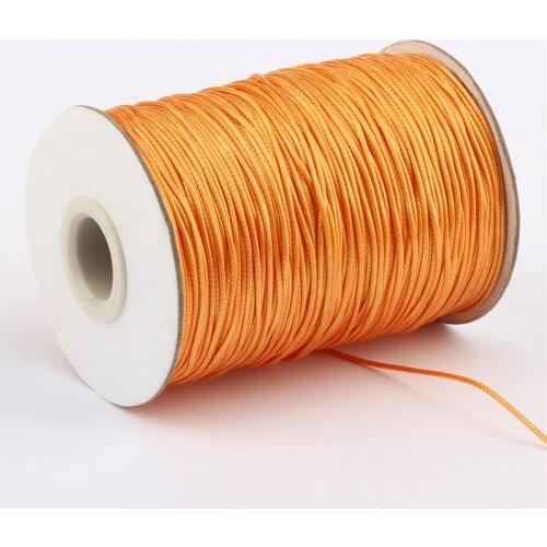 10 meters/roll 1mm Waxed Cord Multicolor Wax Cotton Cord For DIY Jewelry Bracelet Necklace Bead Accessories