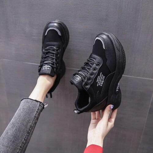 2021 Hot Flats Woman Sneakers Womens Shoes Ladies Casual Breathable Female Vulcanized Shoes Lace Up Woman Comfort Walking Shoes