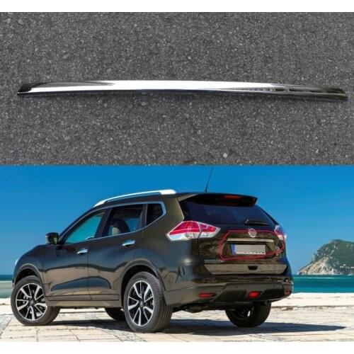 1Pcs Chrome Rear Trunk Lid Cover Tailgate Boot Back Door Trim Hatch Molding Garnish for Nissan X-Trail 2014-2016