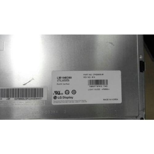 100% testing LM190E08-TLGD original grade A 19.0 Inch TFT LCD Panel one year warranty