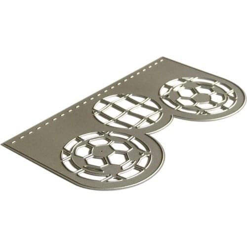 3 Football Birthday Wedding Card Carbon Steel Cutting Dies DIY Scrapbooking Photo Album Embossing Paper Cards Making Cards