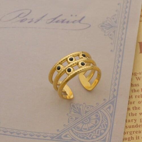 ANEEBAYH Rings With Crystals