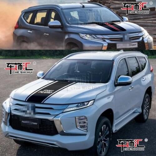 Car stickers FOR Mitsubishi Pajero Sport hood personalized decoration sports fashion decals