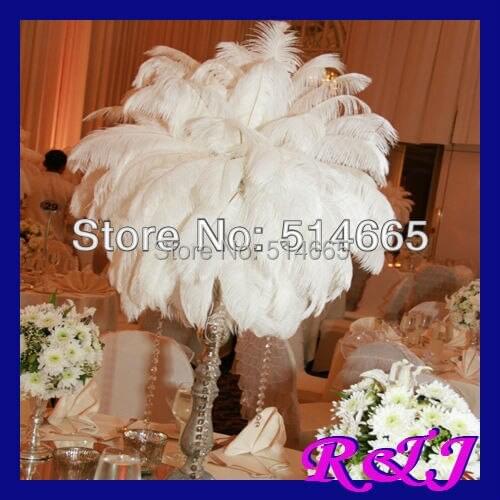 Free shipping Cheap ostrich plume 100pcs/lot white Ostrich plumage ostrich feather 14-16inch 35-40cm