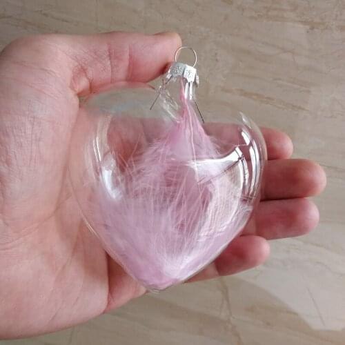 Heart Shape Decor, Clear Glass Ornament W80xH75mm Silver Tops, for Wedding/ Valentines Day, free shipping 12pcs/lot