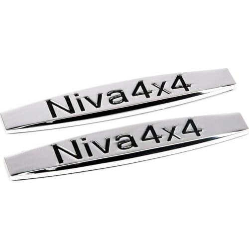 For NIVA 4X4 Logo Car Fender Sticker Emblem Badge Car Styling For Lada Kalina Priora Niva Granta Largus Samara Vesta Xray 2110