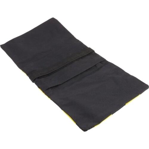 Dual Zipper Balance Sandbag Orange Black Stripes Photography Sand Bag for Tripod XXUC