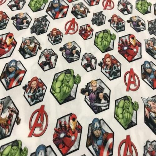 Cotton fabric, marvel fabrics, disney fabrics, superhero fabric, mask fabric, childrens fabrics, PERTEX textile