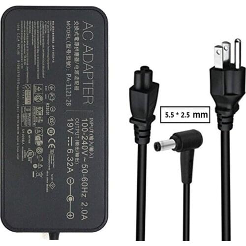Huiyuan fit for 19V 6.32A 120w AC Adapter Charger ADP-120RH B,PA-1121-28,ADP-120ZB BB fit for asus ROG GL502 Q550LF N5