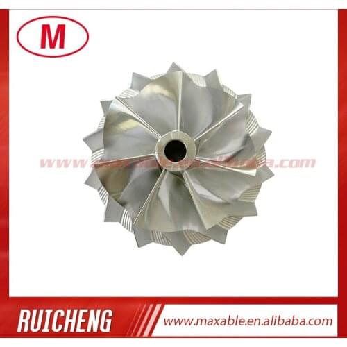 K26 5326-123-2209 54.64/71.00 mm 7+7blades high performance turbocharger billet/milling/aluminum 2618 compressor wheel