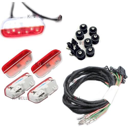 Cable +Door Warning Light + Clip For VW Passat B6 B7 Touareg Superb Seat Jetta Golf MK5 MK6 CC 3AD 947 411 ,3B0 972 702,7L6 868