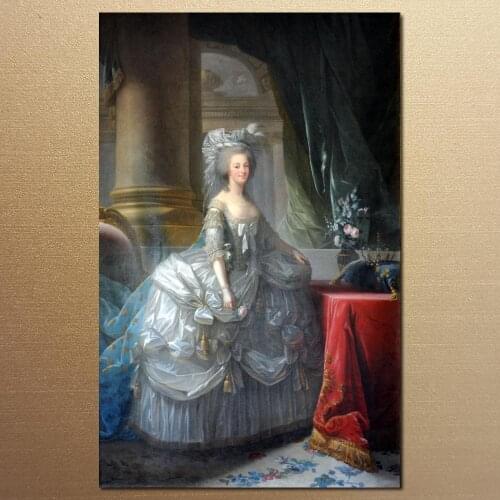 Modern painting for dining room Marie Antoinette of Austria Queen of France Elisabeth Vigee Lebrun High quality Hand painted