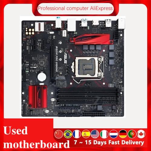 For Asus B150M PRO GAMING Original Used Desktop Intel B150 B150M DDR4 Motherboard LGA 1151 i7/i5/i3 USB3.0 SATA3