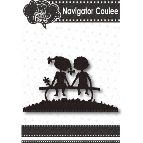 Metal Cutting Die Boys Girls Scrapbook Stamping Die-cutting Die Clear Stamps Creative Embossing DIY Craft New Arrival 2021
