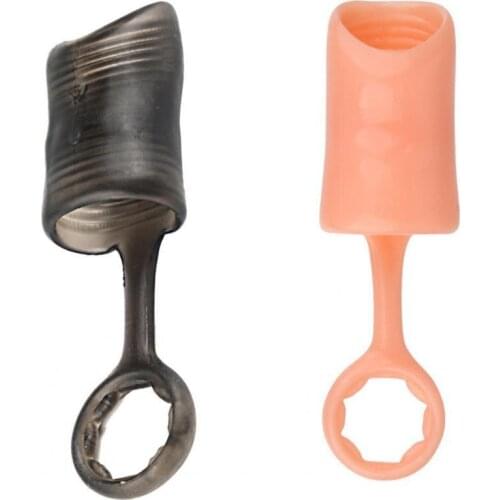 Penis Ring Comfortable Skin Friendly TPE Delay Ejaculation Lock Ring for Male