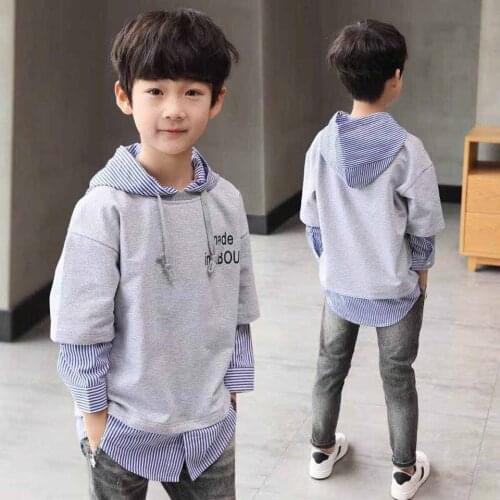New Spring Autumn Baby Clothes Boys Girls Hoodie Cotton Stripe Casual Sweatshirt Jacket for Boys Kids Children Sport Hoodies