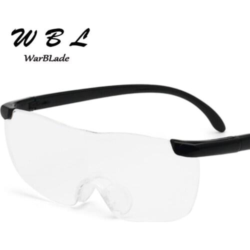 WarBLade Reading Glasses Fashion Big Vision 250% Magnifies Vision 250 Degree Magnification Lens Presbyopia Eyewear +250