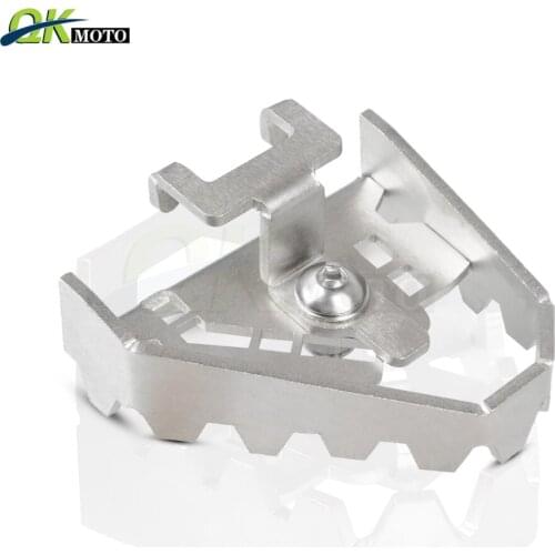 Motorcycle Rear Foot Brake Lever Peg Pad Extension Enlarge Extender Brake pedal stainless steel for Honda CRF1000L Africa Twin