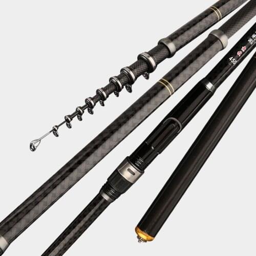 3.6/4.5/5.4/6.3/7.2m Spinning Casting Telescopic Fishing Rod Pesca Portable Fishing Tackle Sea Lake Spinning Rod Fishing Tackle