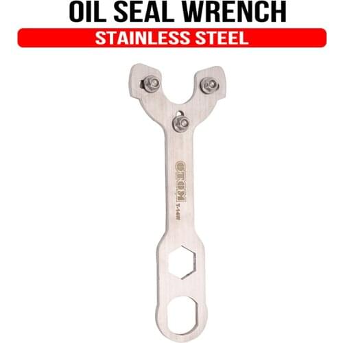 Motorcycle Universal Adjustment Wrench Tool Rear Shock Absorber Oil Seal Seat Remove Spanner For Quad Bike ATV Dirt Bike