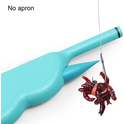 1 pcs bloodworm clip device Earthworm Clip Portable Accessory Fishing Device Clip Lure Tackle Fishing Baits Bloodworm Bait