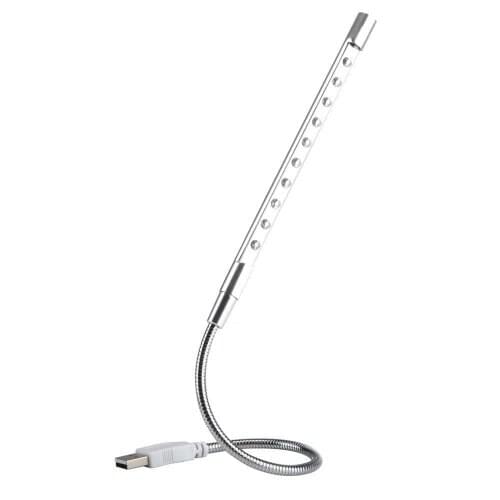 10 LED USB Keyboard Light Night Flexible Lamp for Reading Notebook Laptop