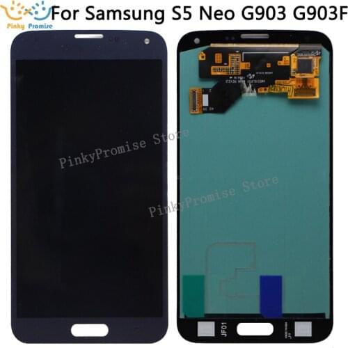 100% tested Super AMOLED For SAMSUNG S5 NEO G903 LCD for Samsung S5 NEO G903F LCD Screen Touch Digitizer Assembly