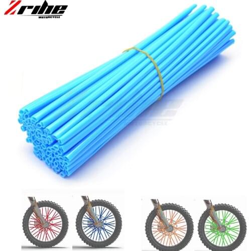 72pcs Universal Dirt Bike Enduro Off Road Motorcycle Wheel Rim Spoke Shrouds Skins Cover for Honda Yamaha Aprilia kawasaki